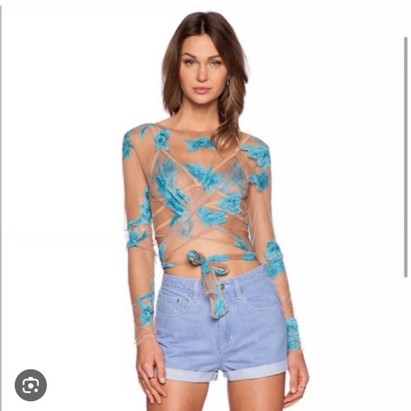 RARE! For Love And Lemons Skivvies Orchid Bralette & Panty - Picture 10 of 12